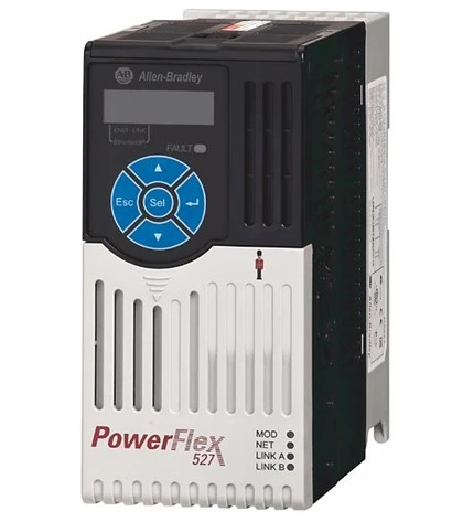 Convertitore di frequenza Allen-Bradley Powerflex 527 25C-D2P3N104, PowerFlex 527, 380-480 Volt CA, 0,75 KW, 1 cavallo di potenza, 2,3 A, per impieghi normali e pesanti, telaio A