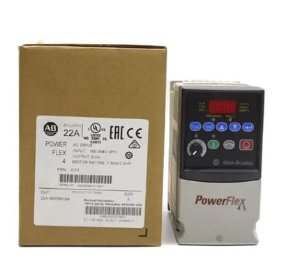 ECCEDENZA 22A-B8P0N104 ALLEN BRADLEY POWERFLEX 4 CA, 3-PH, 8A, 2HP